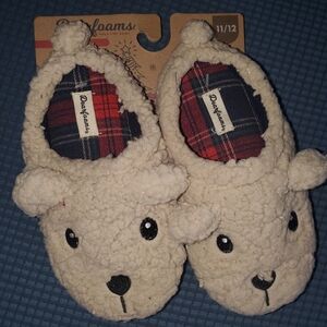 Dearfoams teddy bear slippers
